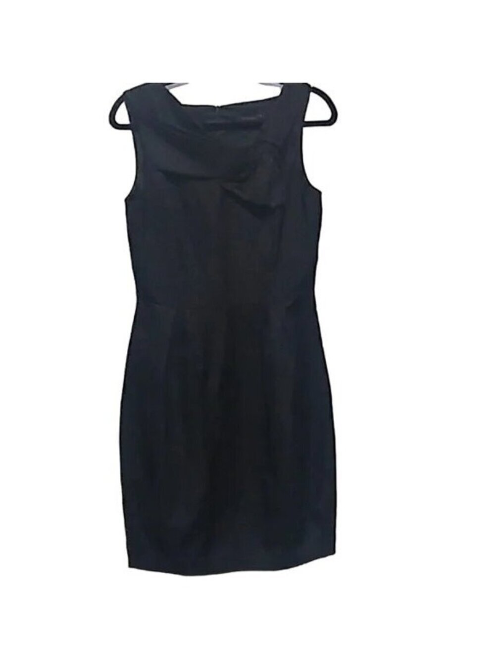 David Meister Black Sleeveless Midi Dress